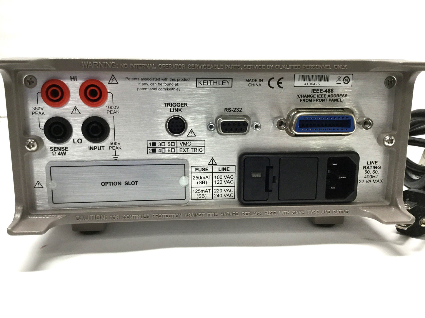 Used Keithley 2000 6.5-Digit Digital Benchtop Multimeter DMM, IEEE-488 GPIB RS-232