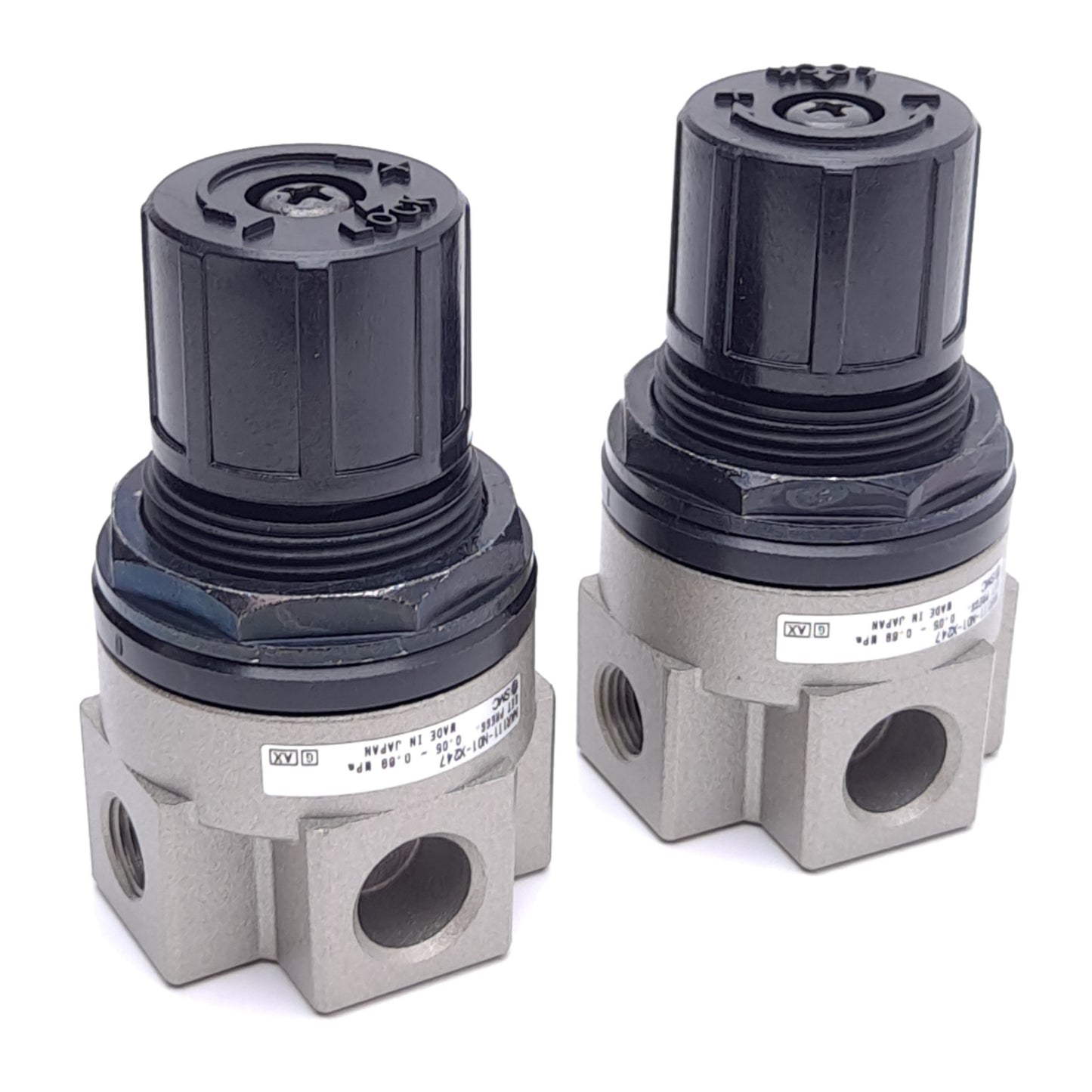 New – Open box Lot of 2 SMC NAR111-N01-X247 Regulator, 3-Port, 1/8in NPT, 150psig (1.0MPa)