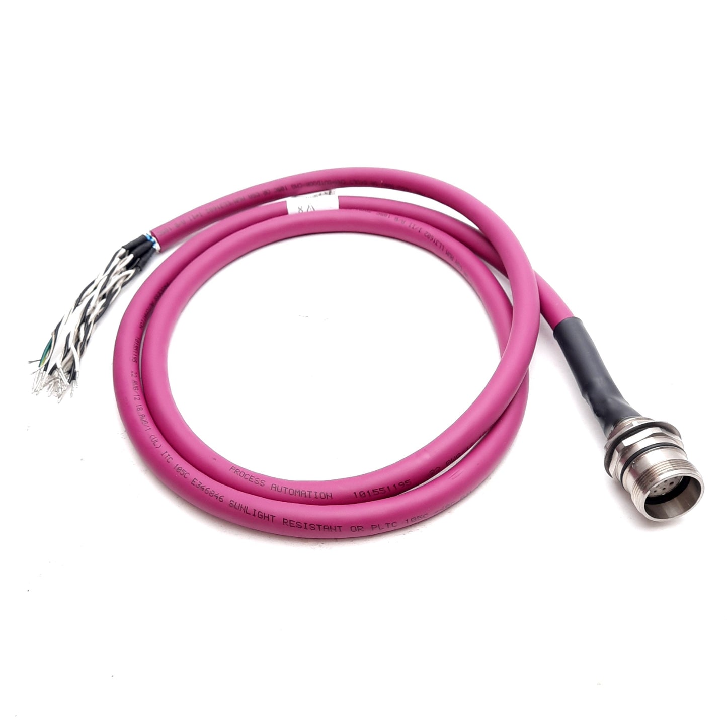 New Turck P-CKFLV 19-195-1.5 Cordset 150V 2A, M23 Multifast 19-Pin Female, M20, 1.5m