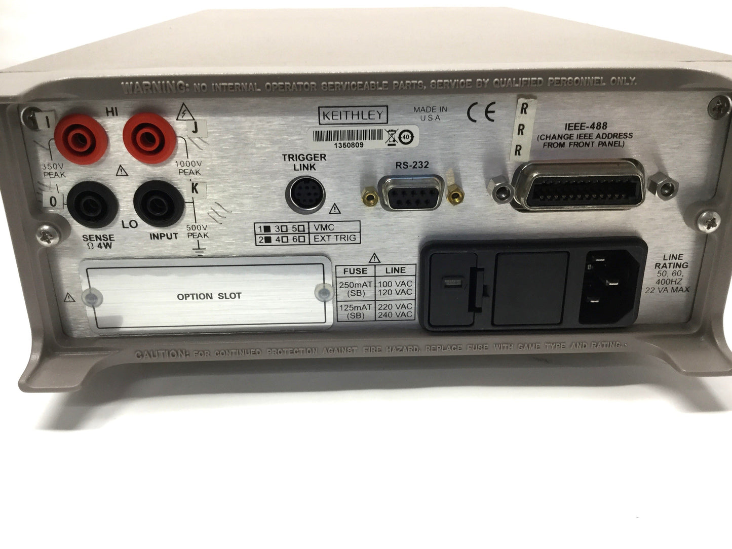 Used Keithley 2000 6.5-Digit Digital Benchtop Multimeter DMM, IEEE-488 GPIB RS-232