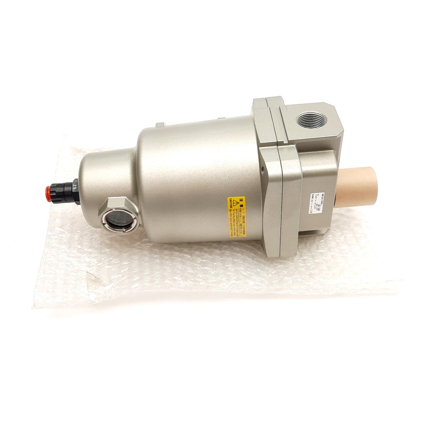 New – Open box SMC AMD550C-N06D-T Micro Mist Separator, 0.1µm, 131SCFM, 1.0MPa, 3/4in NPT