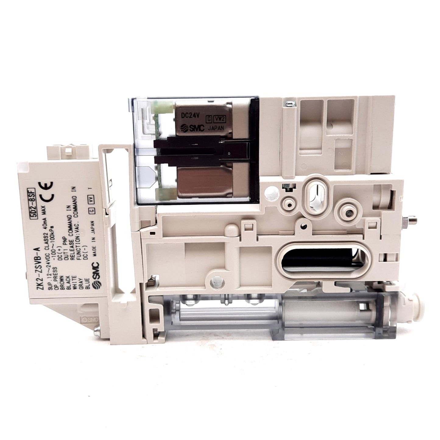 New SMC ZK2C15K5RW-06-K Vacuum Ejector ø1.5mm, -100~100kPa, ø6mm One-Touch, 24VDC