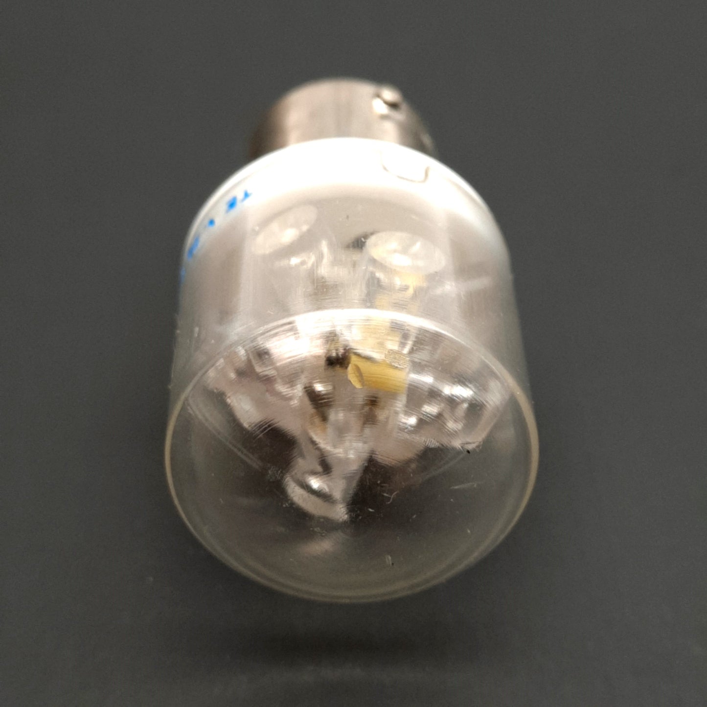 New Texelco 11NB6 Series BA 15D LED Bulb, 360° Diffused, Blue, 10 LEDs, 24VAC/DC