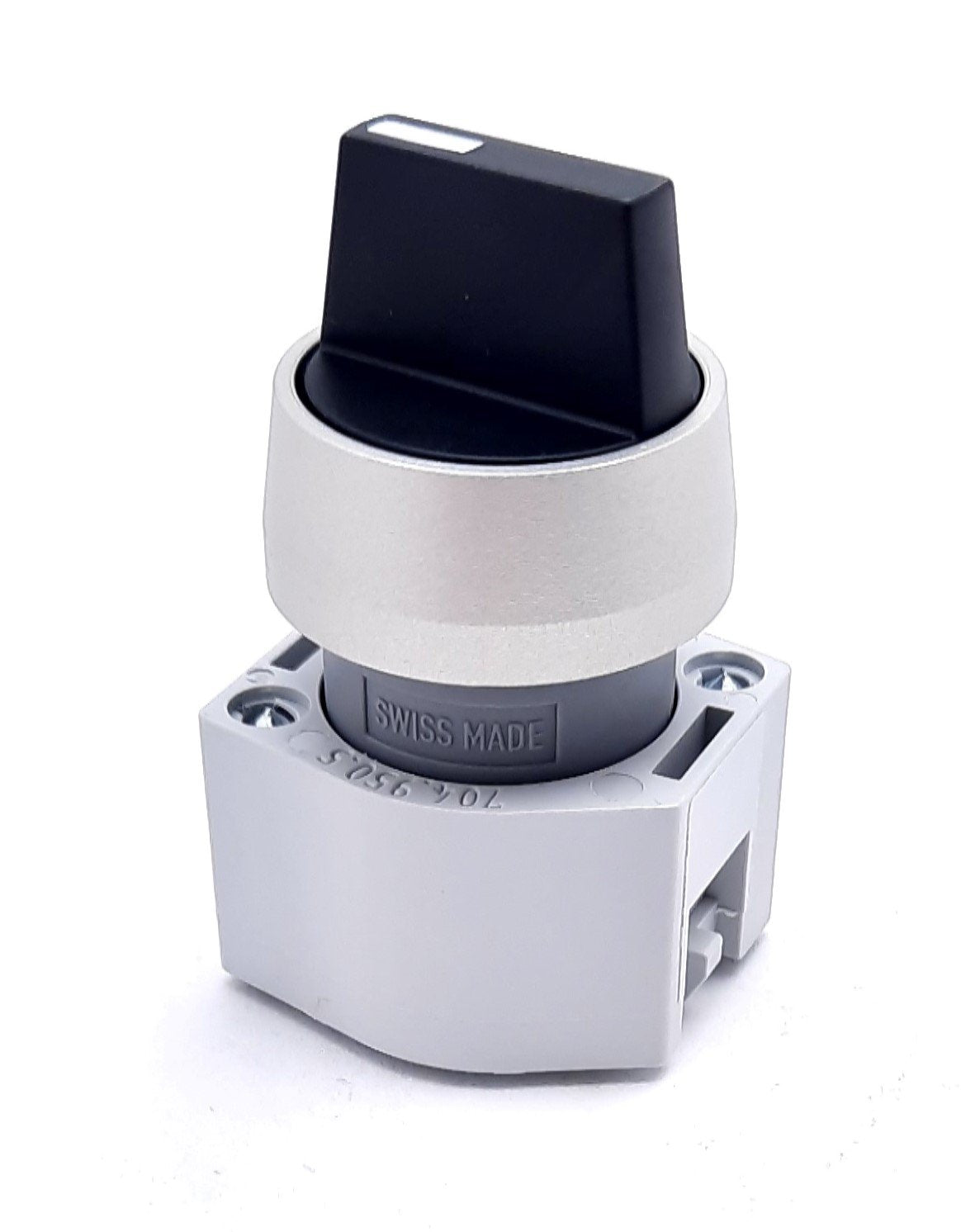 New Lot of 2 EAO 704.411.0 Selector Switch Operator W/Mounting Base 2 Position