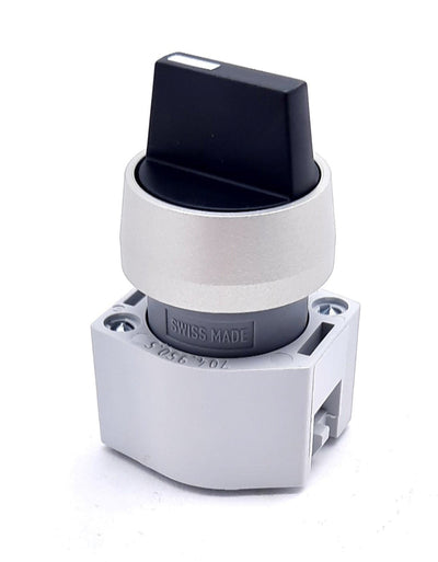 New Lot of 2 EAO 704.411.0 Selector Switch Operator W/Mounting Base 2 Position