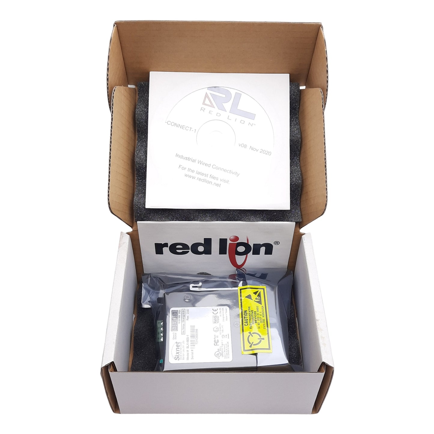 New Red Lion SLX-8ES-1 Sixnet Unmanaged Ethernet Switch, 8-Port RJ45, 10-30VDC 150mA