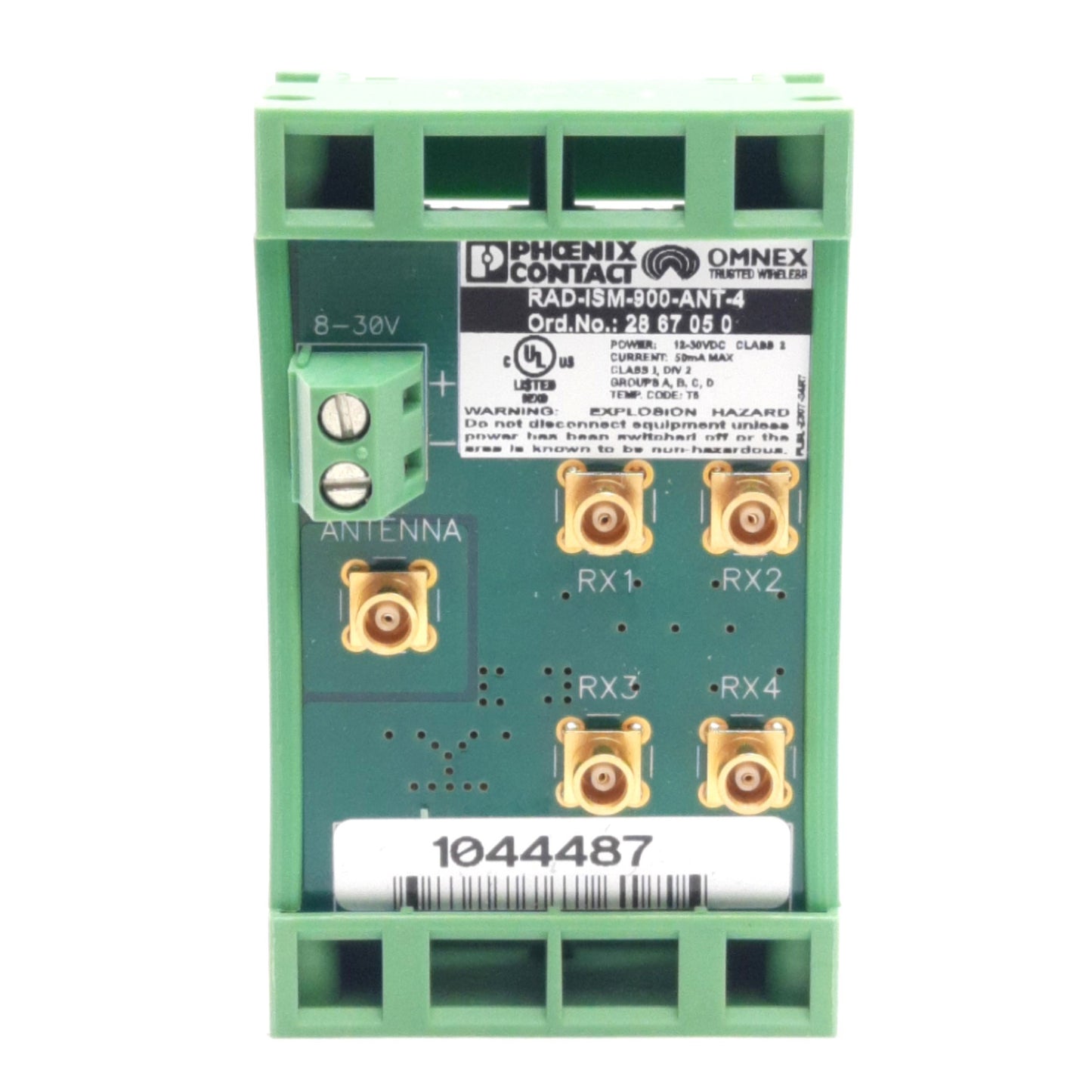 New – Open box Phoenix Contact RAD-ISM-900-ANT-4 Four Way Antenna Splitter, 902-928MHz, 8-30VDC