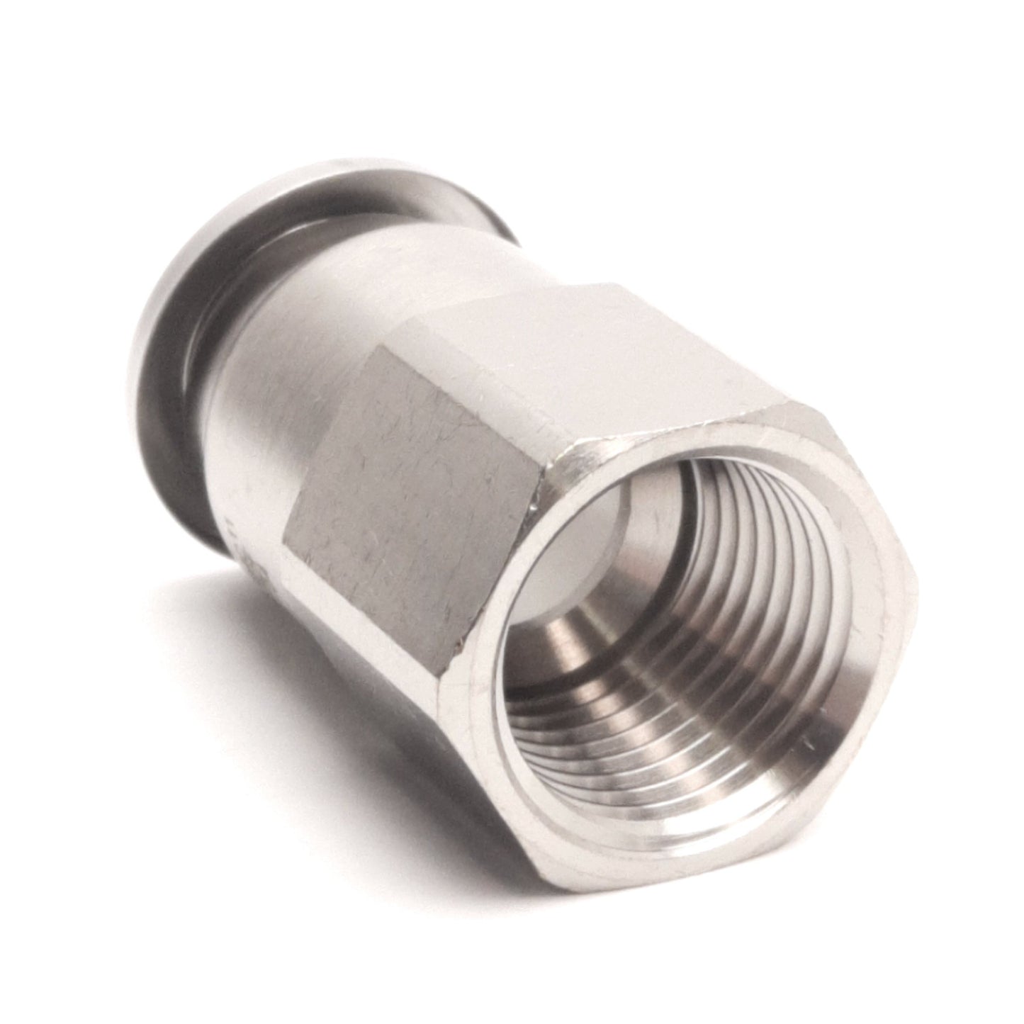 New Lot of 2 SMC KQB2F16-04 One Touch Fitting, 16mm Tube to 1/2Rc Female, 1.0MPa