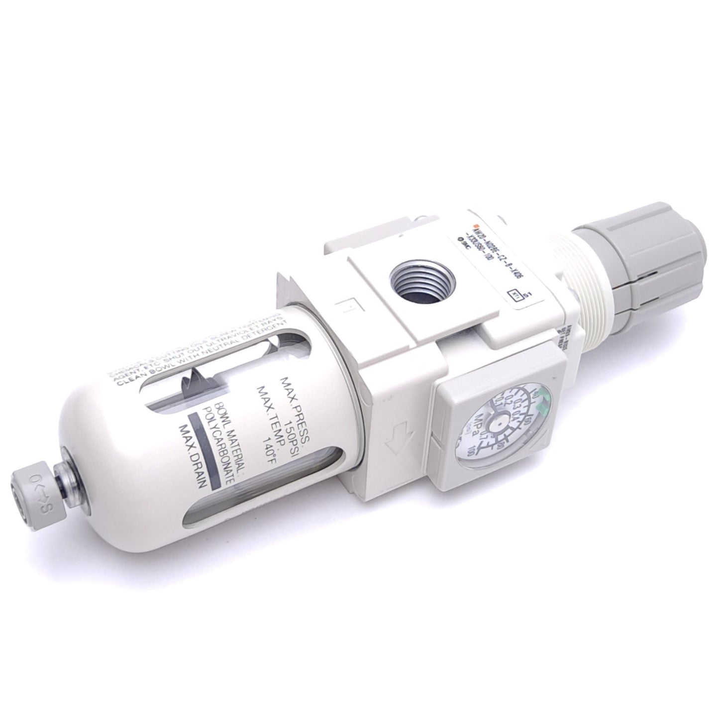 New – Open box SMC AW20-N02BE-CZ-B-X406-X33US60-100 Filter Regulator, 1/4in NPT, 1.0MPa