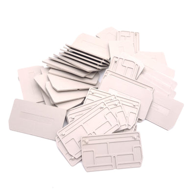 New – Open box Lot of 47 Weidmuller ZAP/TW 4 1632090000 Terminal Block End Plate, 2mm Thick