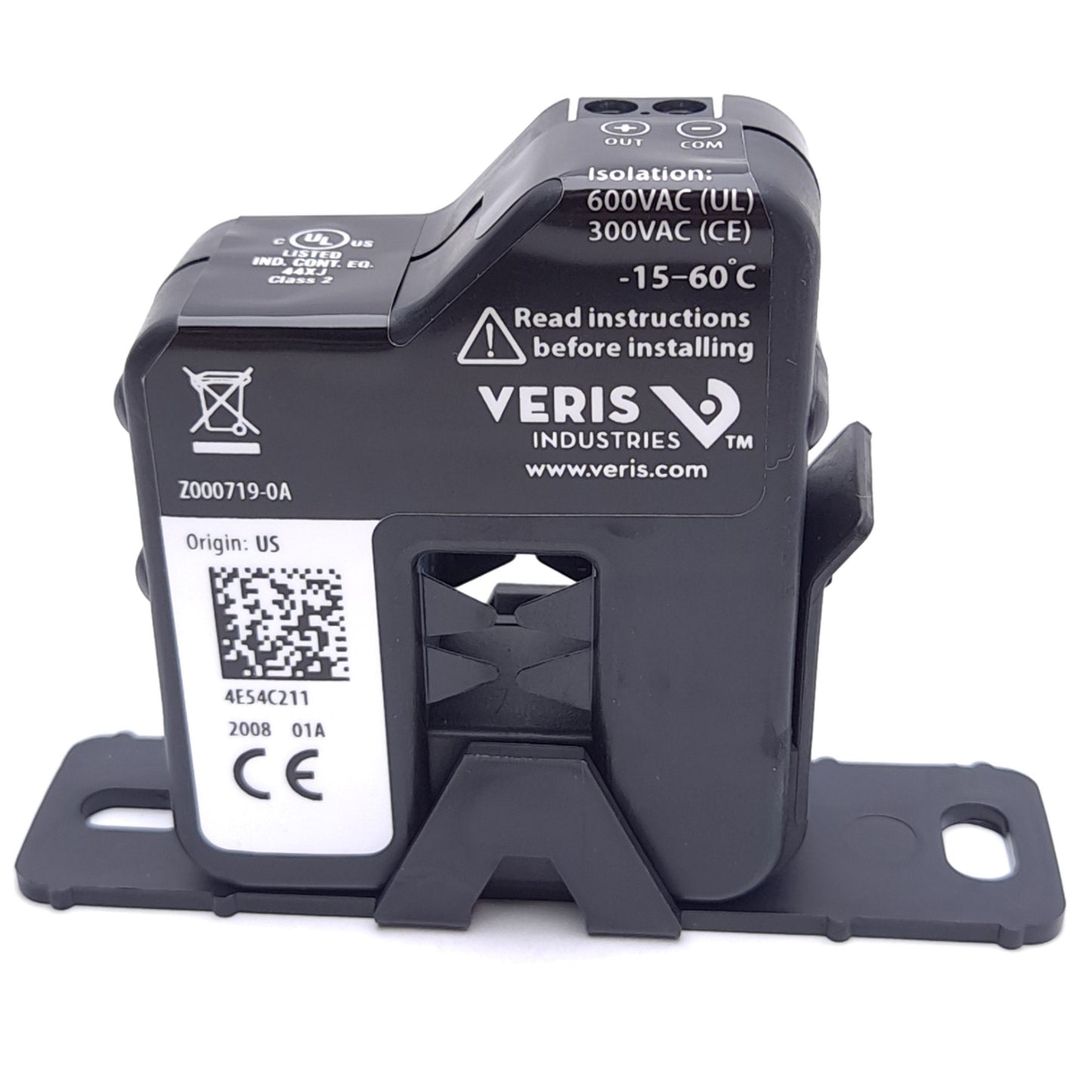 New – Open box Veris H623-20 Analog Current Transducer, 0-20A Input, 0-10VDC Output, Split Core