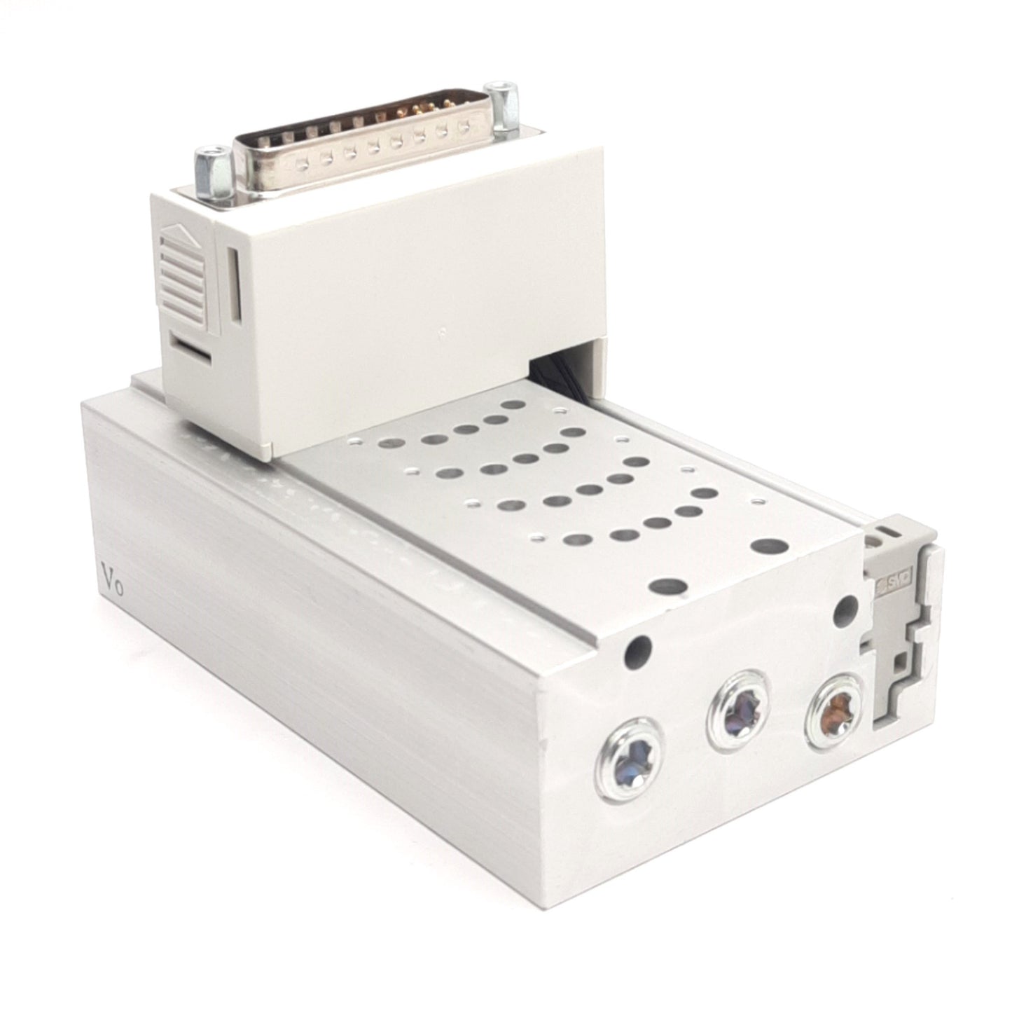 New – Open box SMC SS5Y3-51F1-04D-01 Port Solenoid Manifold Assembly, 4-Station, 25-Pin D-Sub