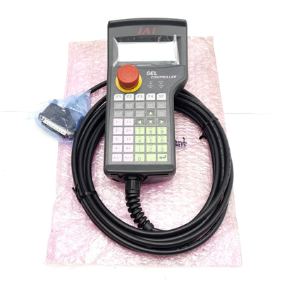 New Iai HG1H-SA12BEH-MK1379-S5-1 Teach Pendant, D-Sub 25-Pin, RS-232C, 24VDC 2.8W