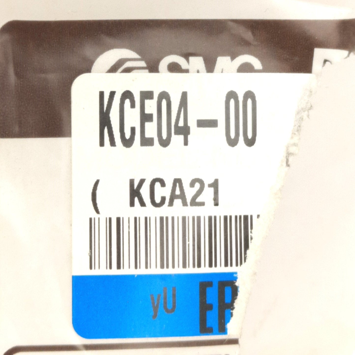 New – Open box Lot of 6 SMC KCE04-00 Bulkhead Union W/ Check Valve, 4mm Tube, M12 Body