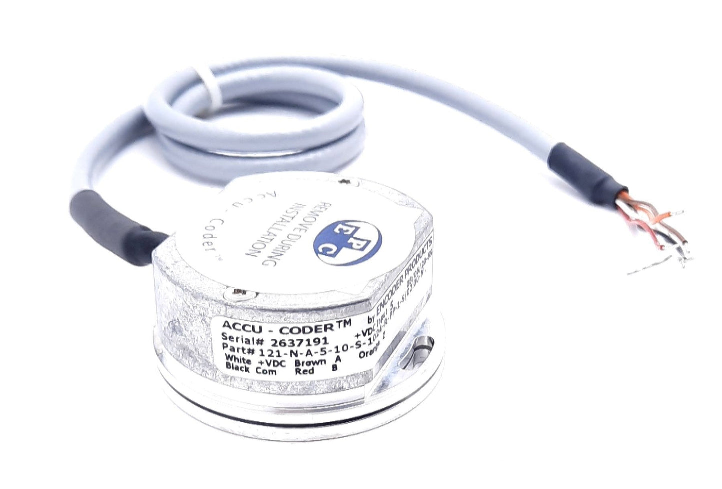 New Accu-Coder 121-N-A-5-10-S-1024-R-PP-1-S/02.00-N Thru-Bore Modular Encoder 5VDC