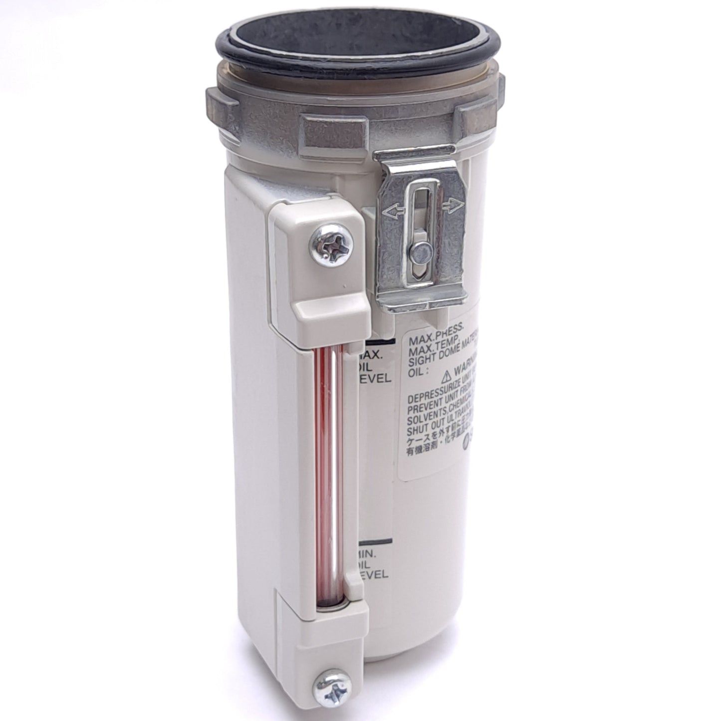 New – Open box Lot of 2 SMC C3LL-8-A Bowl Assembly, 1.0MPa, For Use With SMC AL30-A Lubricator