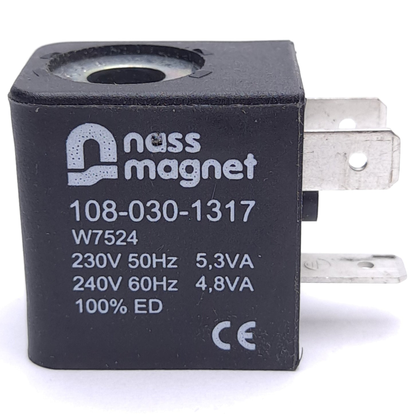 New – Open box Nass Magnet 108-030-1317 Solenoid Coil, 230VAC 50Hz, For Nass Magnet System 8