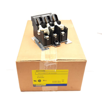 New Square D 9422TCN30C Disconnected Switch, 3-Pole, 600VAC/DC 30A, Flange Mount