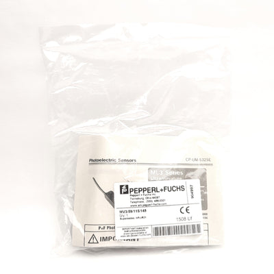 New Pepperl+Fuchs MV3/59/115/148 Thru Beam Sensor Receiver 1.5m Range, 10.8-26.4VDC