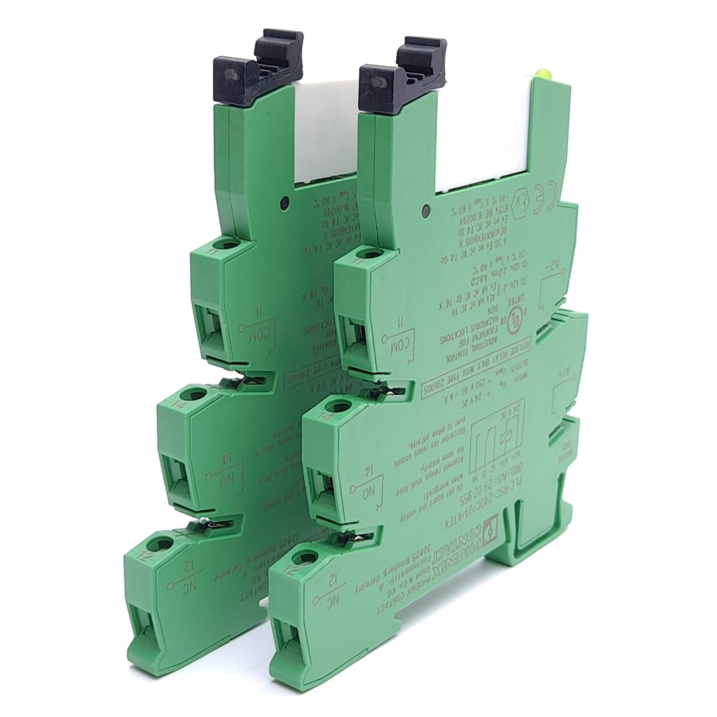 New – Open box Lot of 2 Phoenix Contact PLC-RSC-24DC/21 ATEX 2902955 Relay Module, 24VDC Input