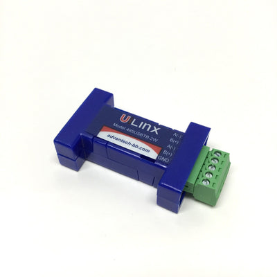 Used Advantech B&B 485USBTB-2W ULinx USB to RS-485 2-Wire Serial Adapter Converter