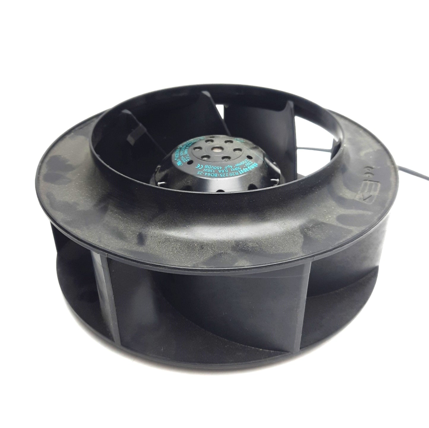 New – Open box EBM Papst R2E225-BD64-25 Centrifugal Fan, 230V AC 50Hz, 0.6A, 2700RPM, ø9in