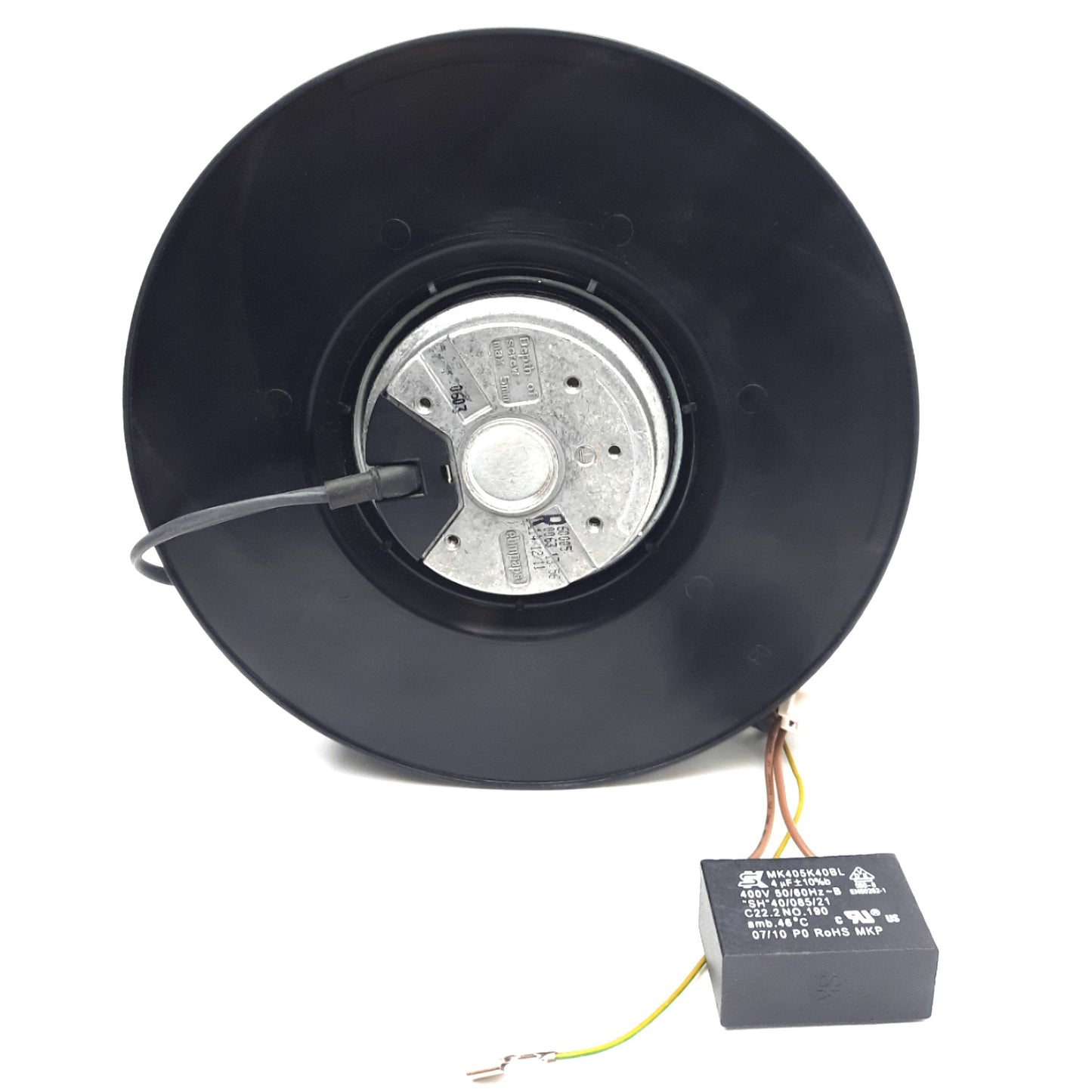 New – Open box EBM Papst R2E225-BD64-25 Centrifugal Fan, 230V AC 50Hz, 0.6A, 2700RPM, ø9in