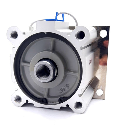 New SMC CDQ2G100-10DZ-M9PVL Compact Cylinder double Acting 100mm Bore, 10mm Stroke