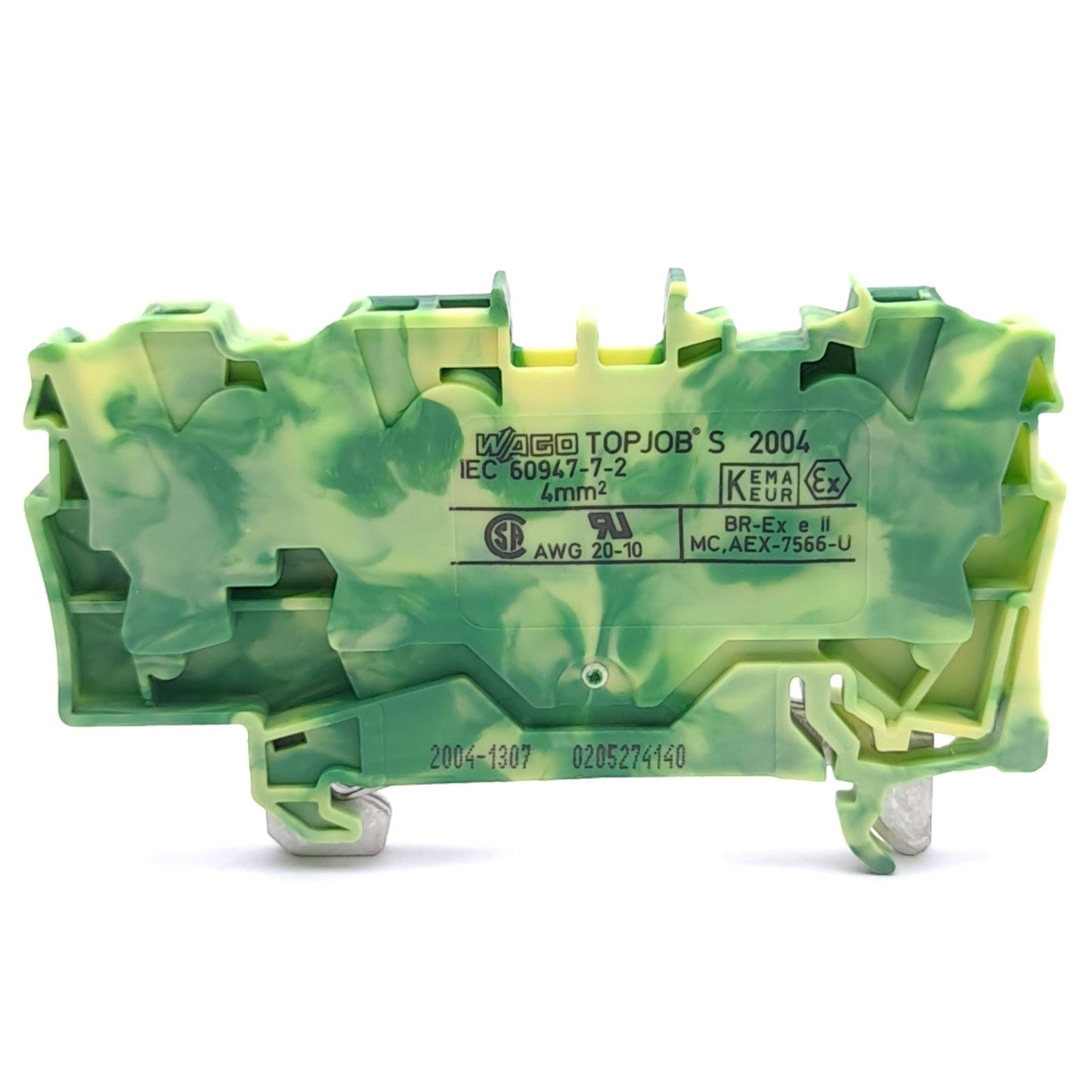 New – Open box Lot of 10 Wago 2004-1307 Terminal Block, 3-Conductor, 1-Level, 1-Potential