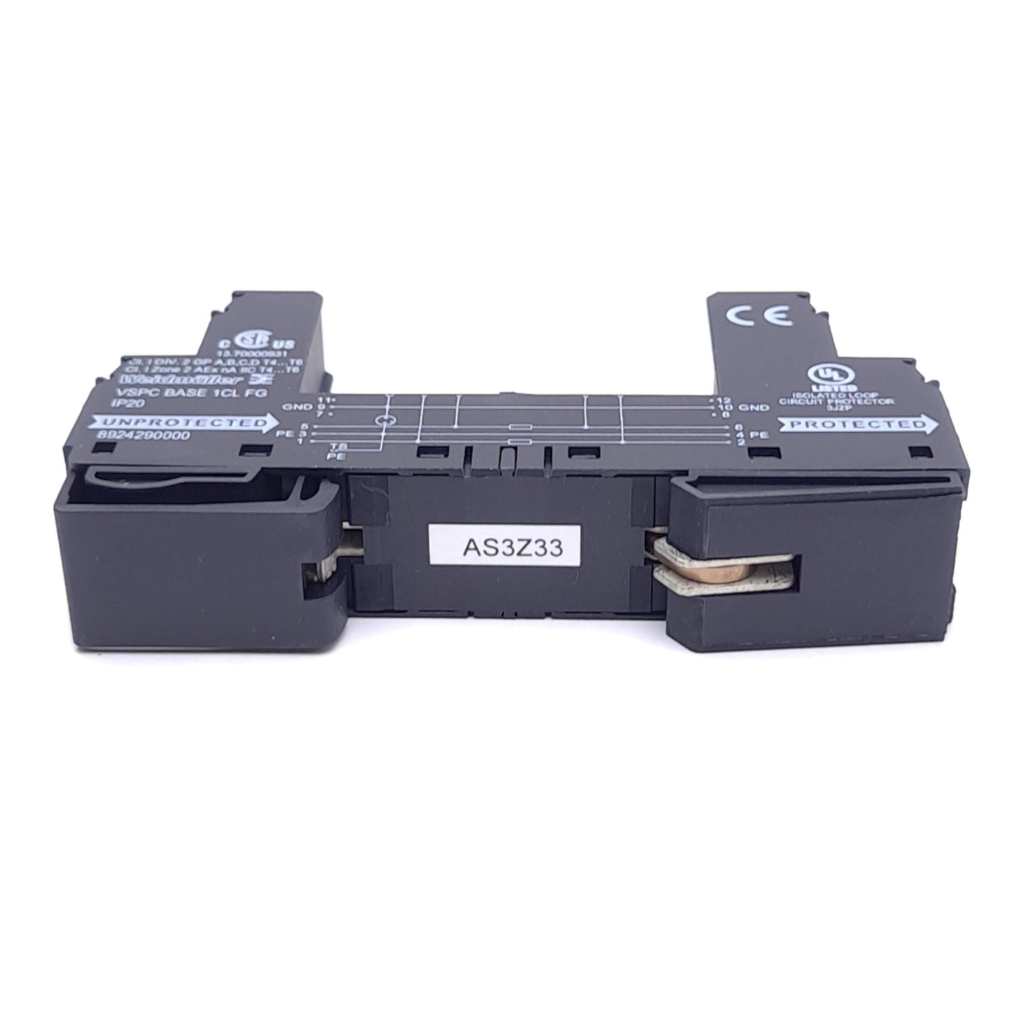 New Weidmuller 8924290000 VSPC BASE 1CL FG Surge Protection Base Element, For VSPC