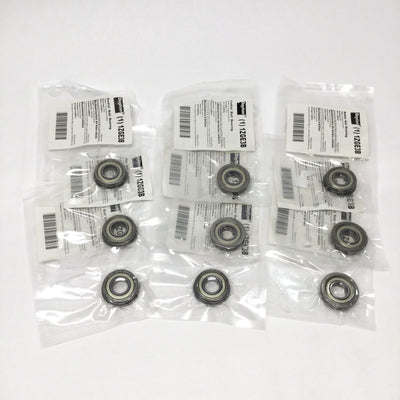 New Lot of 9 Dayton 1ZGE3 Flanged Radial Ball Bearings Ø1/2" Bore, Ø1-1/8" OD