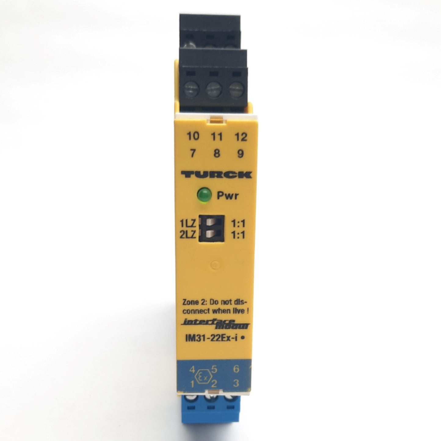 New Turck IM31-22EX-I Analog Signal Isolator 20-250 VAC, 40-70 Hz, DIN Rail Mount
