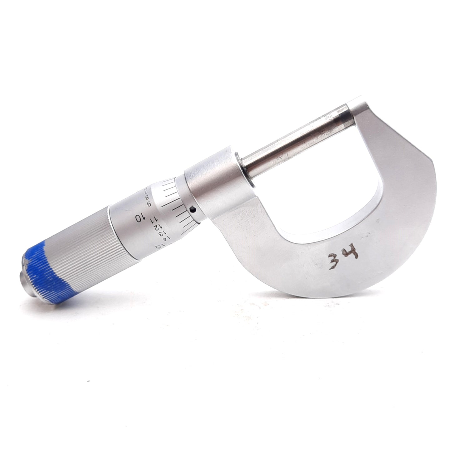 Used Mitutoyo 101-109 Outside Micrometer, 0-1in, 0.001in Graduation, Friction Thimble
