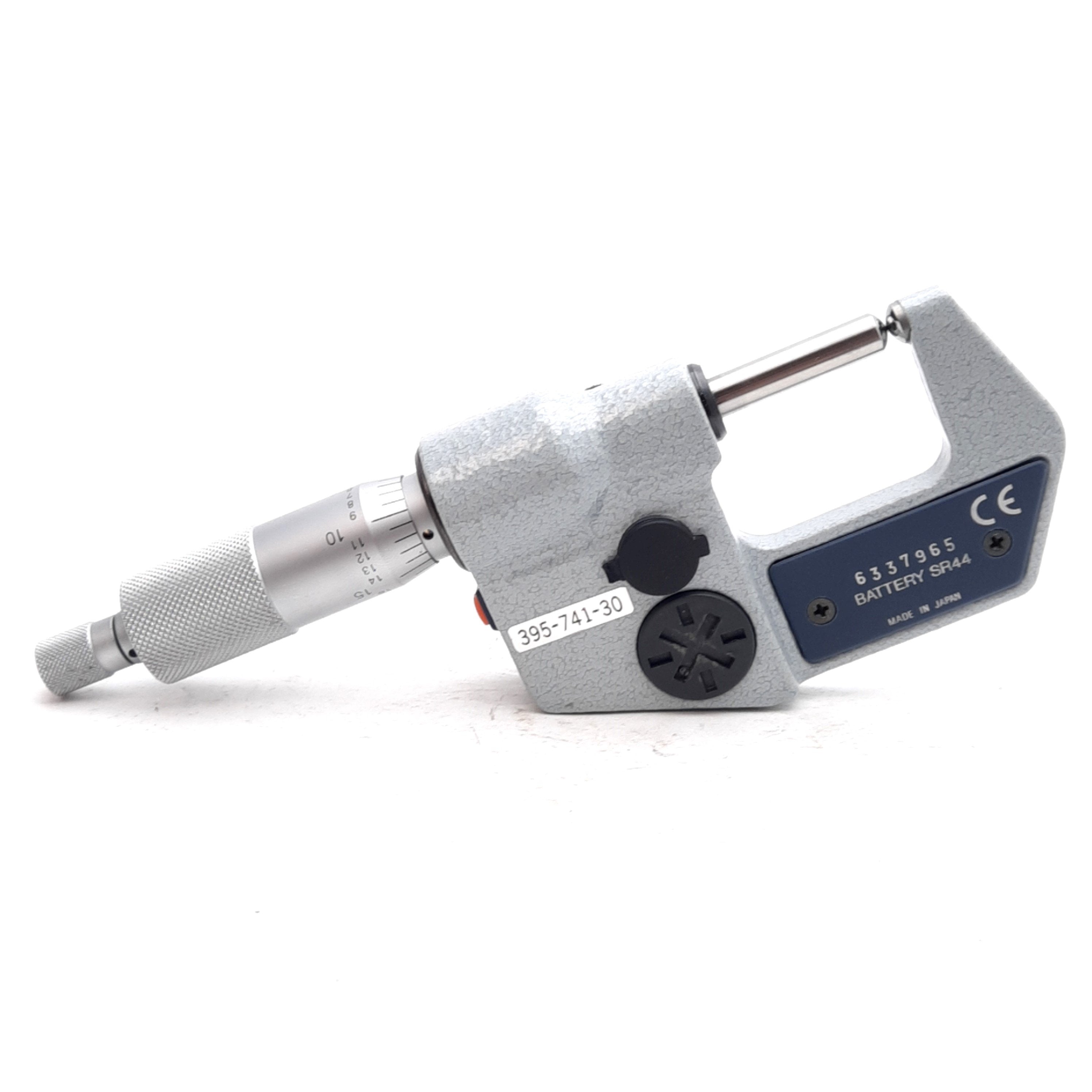 Mitutoyo 395-741-30 Spherical Face Micrometer, 0-1in, 0.00005in