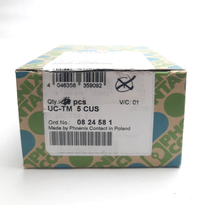 New – Open box Lot of 10 Phoenix Contact UC-TM 5 CUS Terminal Block Marker Sheets, Marking: "3"