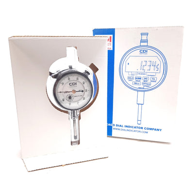 New CDI 26104CJ-LLL Mechanical Dial Indicator 0-1in, 0.001in Graduation, AGD Group 2