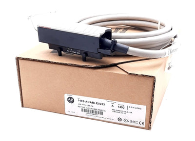 New Allen Bradley 1492-ACABLE025X Analog I/O Module Pre-Wired Cable 300V