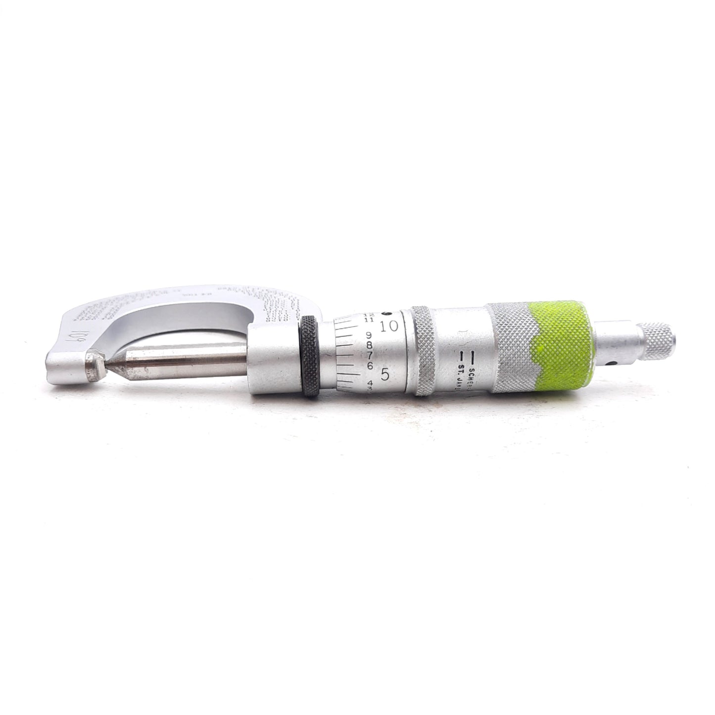 Used Scherr-Tumico 08-8053-04 Screw Thread Micrometer 0-1in 0.001 Graduation 8-13 TPI