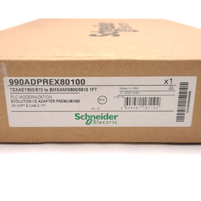 New Schneider Electric 990ADPREX80104 I/O Adapter, TSXD*Y08/16** to BMXD*I/DDO160*
