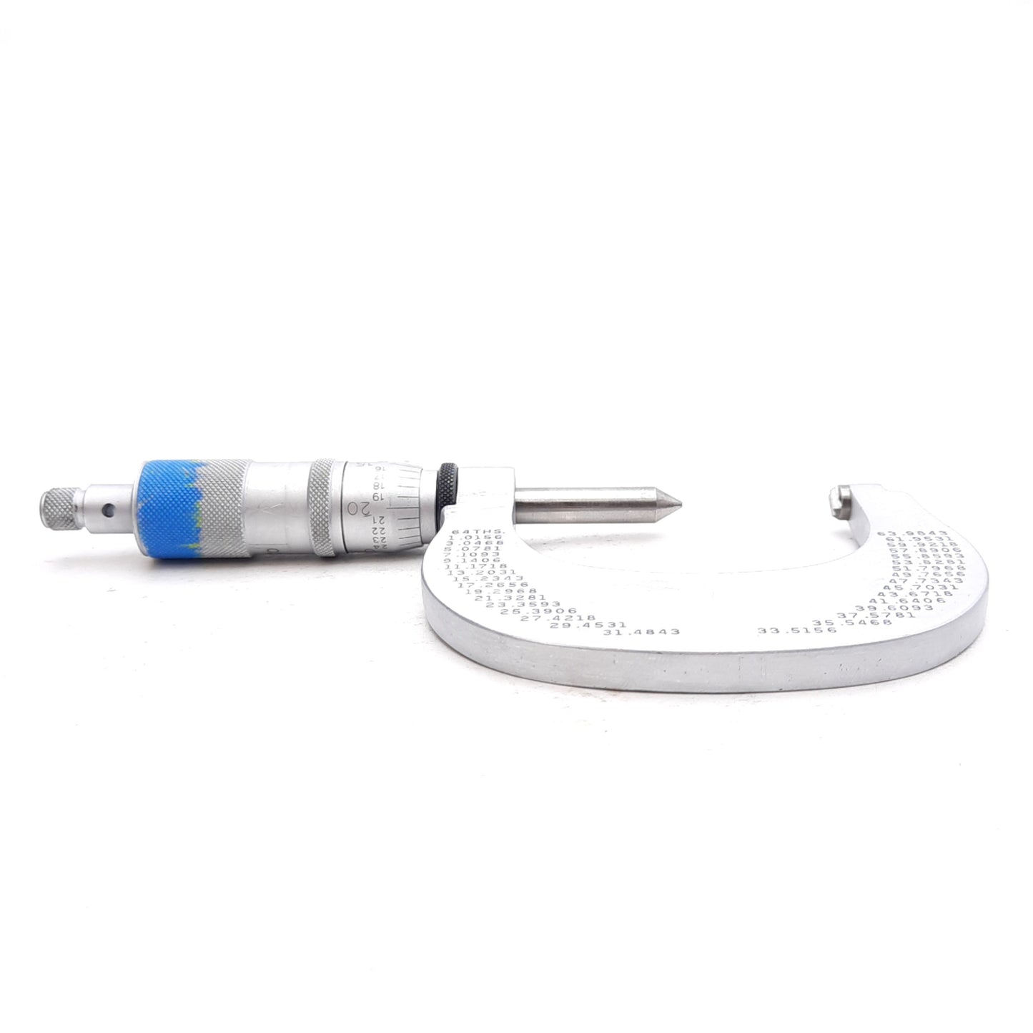 Used Scherr-Tumico 08-8062-04 Screw Thread Micrometer 1-2in Range, 0.001in, 8-13TPI