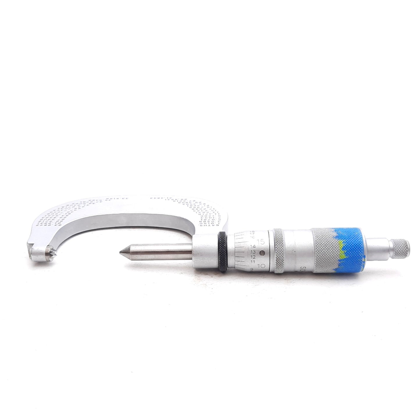 Used Scherr-Tumico 08-8062-04 Screw Thread Micrometer 1-2in Range, 0.001in, 8-13TPI