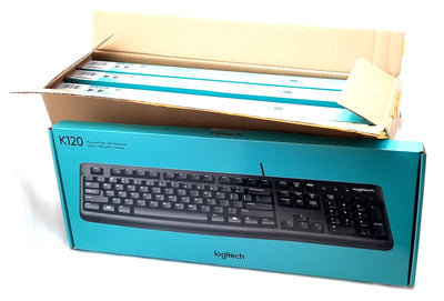 New Lot of 4 Logitech K120 920-002478 USB Keyboard Windows 8 Windows 10