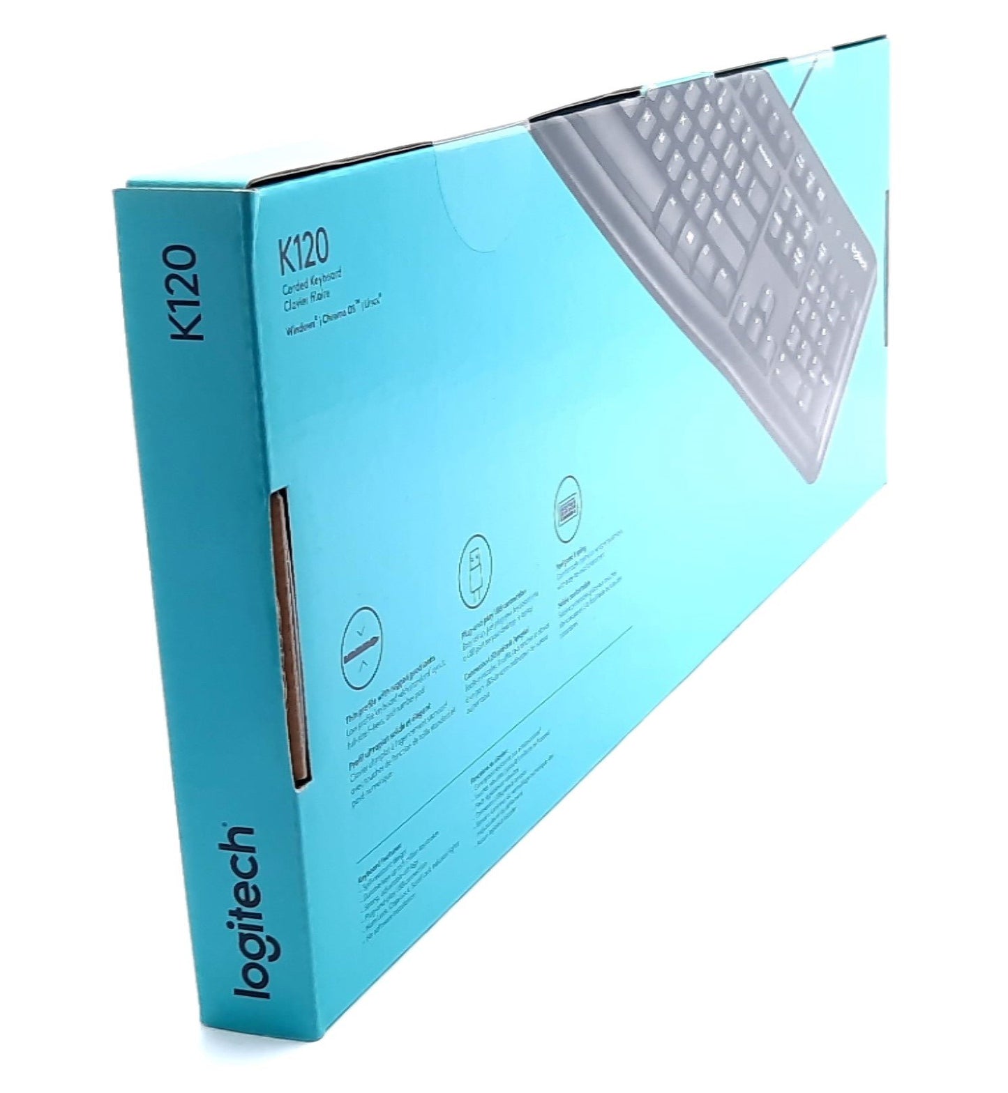 New Lot of 4 Logitech K120 920-002478 USB Keyboard Windows 8 Windows 10