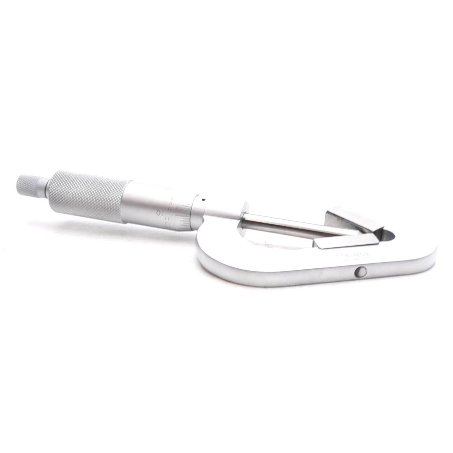 Used Mitutoyo 114-202 3 Flute V-Anvil Micrometer 0.093-1in Range, 0.0001in Graduation