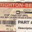 New Lot of 50 Brighton-Best 7/16"-14x2 1/2" (PT) Hex Head Bolts, 7/16"-14 Thread