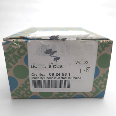 New – Open box Lot of 8 Phoenix Contact UC-TM 5 CUS Terminal Block Sheets, Marking: "1-8"