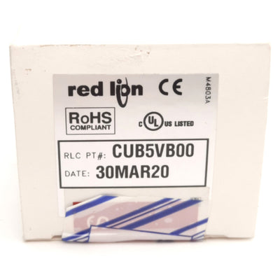 New Red Lion Controls CUB5VB00 Panel Meter, DC Voltage: 200mV/2V/20V/200V, 115mA Max