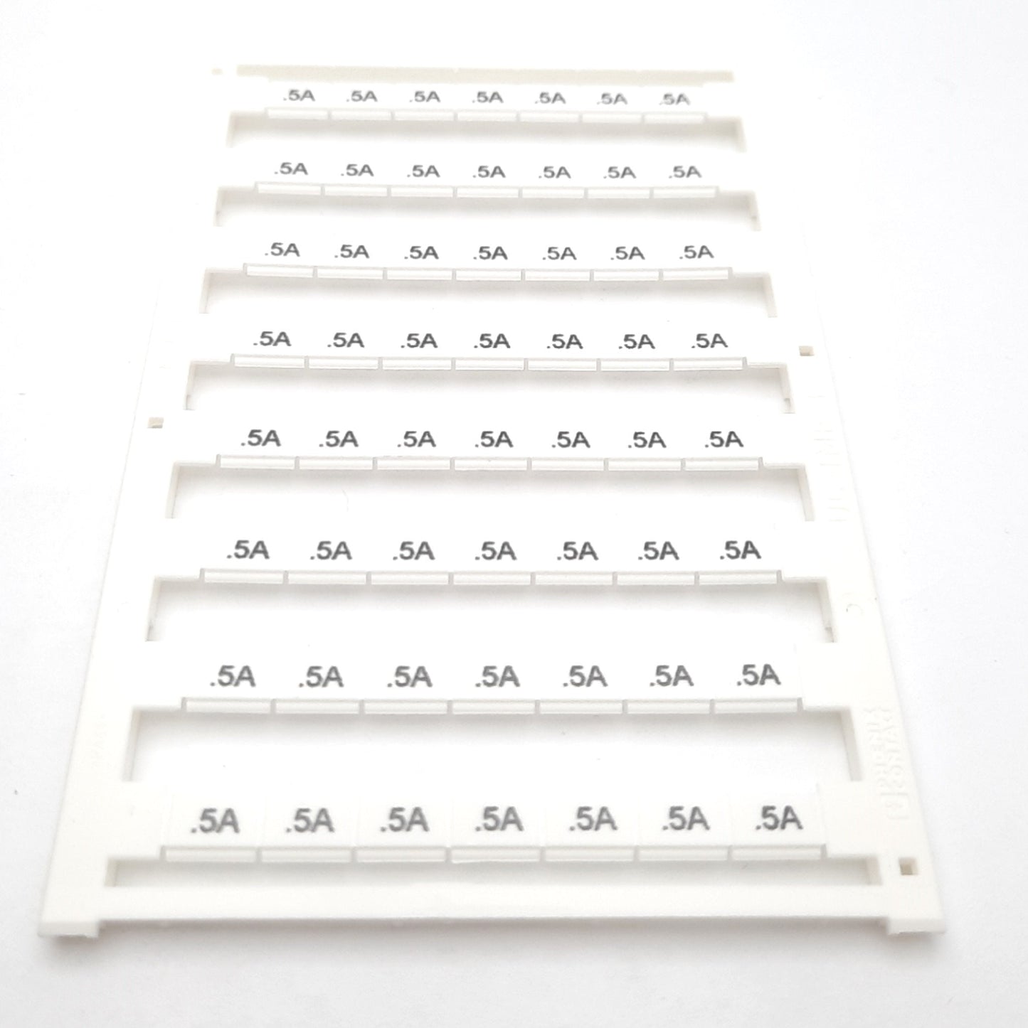 New – Open box Lot of 5 Phoenix Contact UC-TMF 8 CUS Terminal Block Sheets, Marking: ".5A"