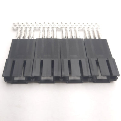 New – Open box Lot of 20 AMP 103945-3 4 Position Rectangular Plug Connectors 267V, 3A