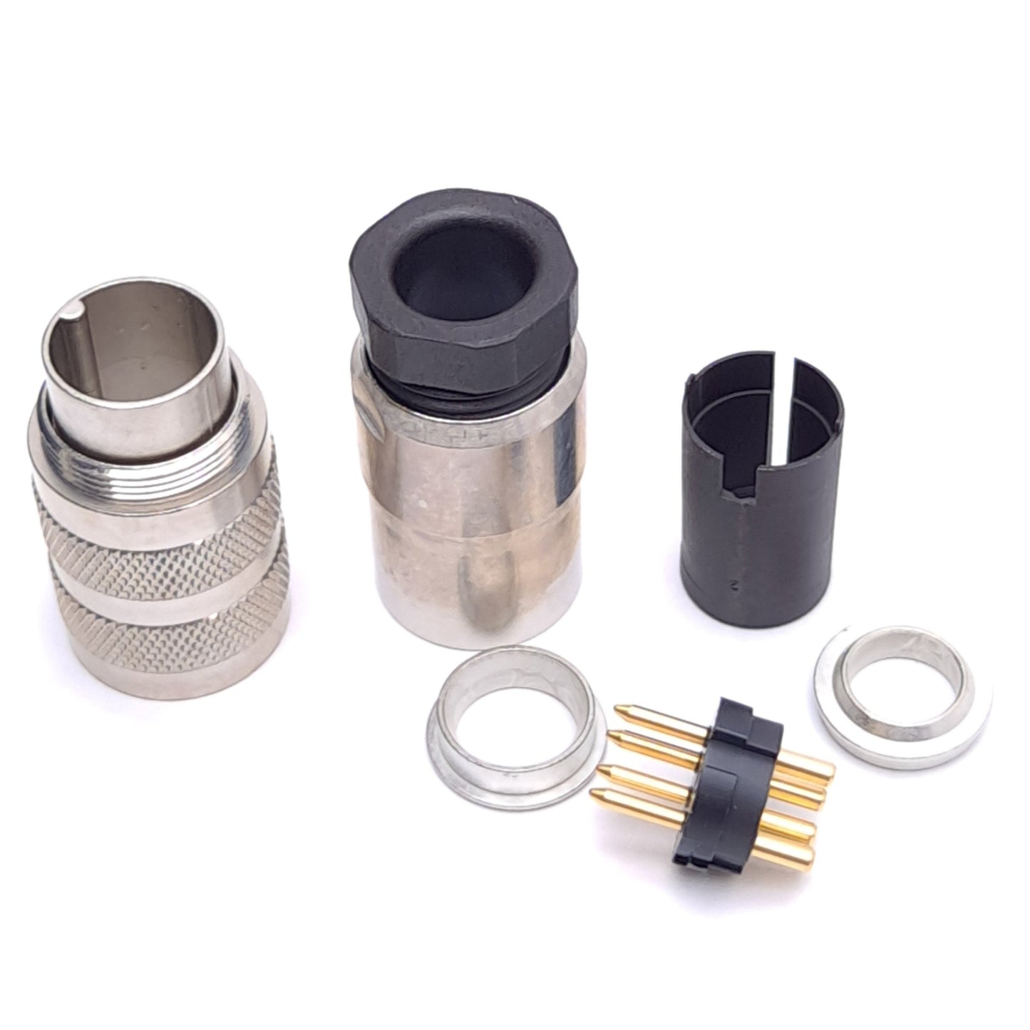 New Turck BSS 5-0 U2-19350 Field Wireable Connector, M16 5-Pin Male, Solder Contact